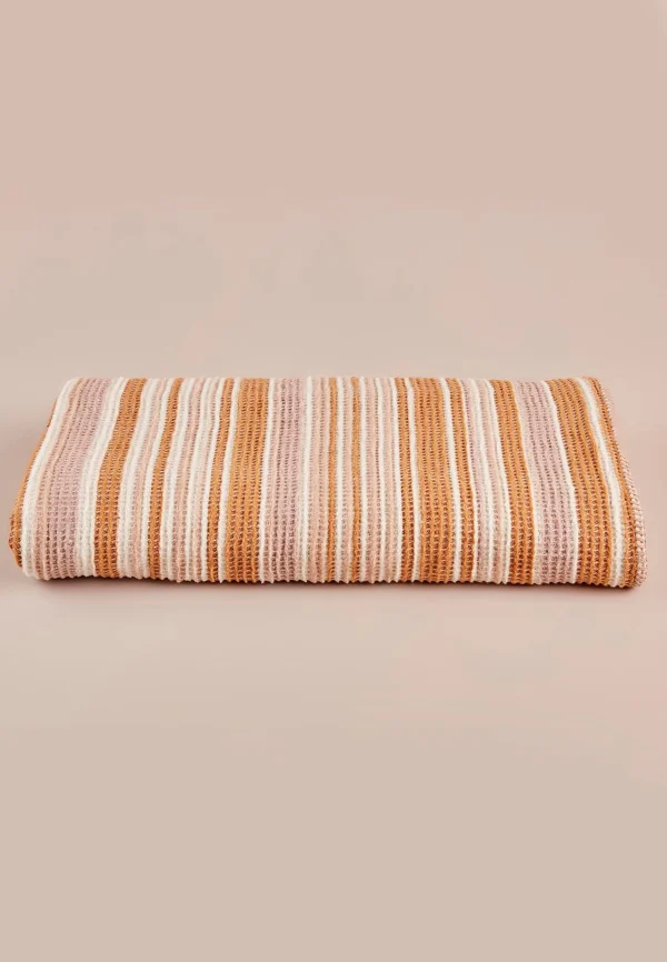 BELLA MAISON Decke Stripe In Beige 3