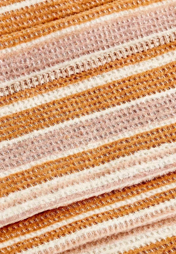 BELLA MAISON Decke Stripe In Beige 5