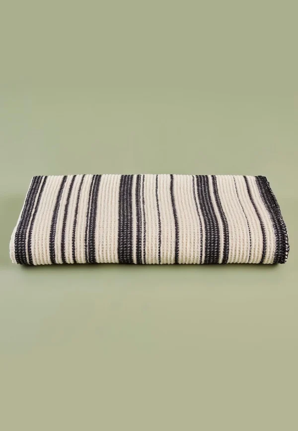 BELLA MAISON Decke Stripe In Black 3