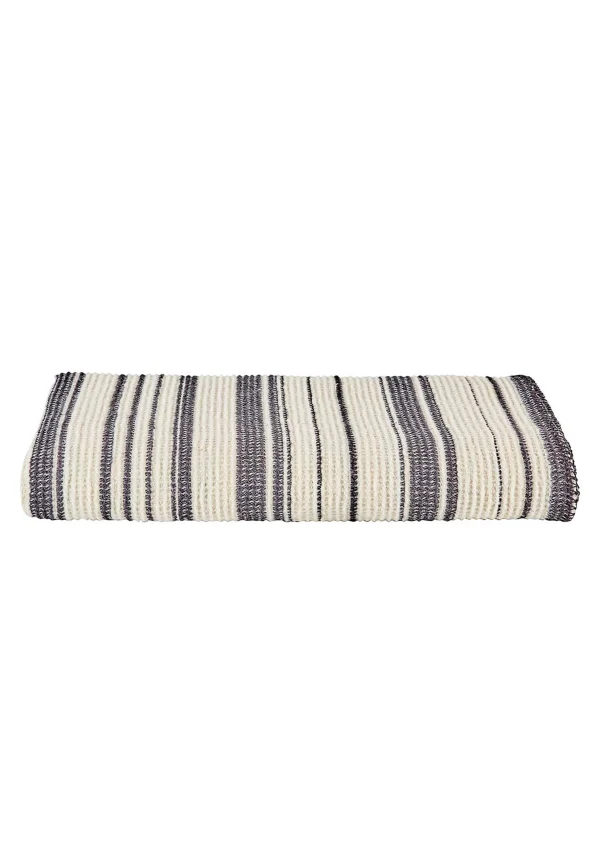 BELLA MAISON Decke Stripe In Black 1