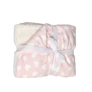 Cangaroo Babydecke Shaggy In Rosa 7