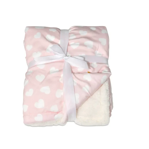 Cangaroo Babydecke Shaggy In Rosa 1