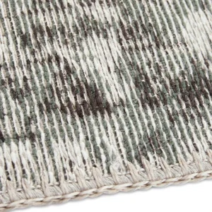 ELLE DECORATION Flachgewebe Teppich Vertou Grün Schwarz 13