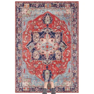 ELLE DECORATION Kurzflor Teppich Hamadan Orientrot 10