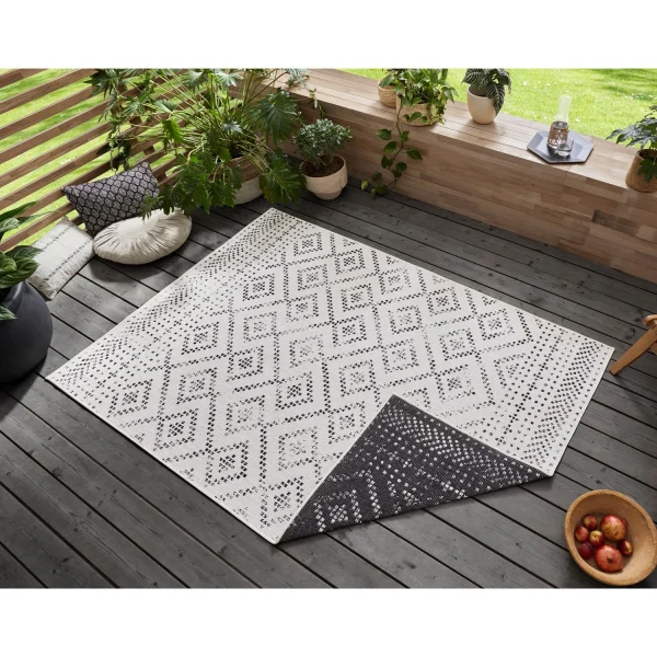 Freundin Home Collection In- & Outdoor Wendeteppich Olympia Schwarz 5