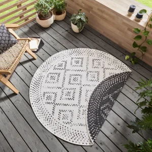 Freundin Home Collection In- & Outdoor Wendeteppich Olympia Schwarz 22