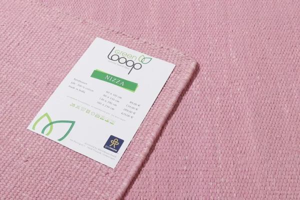 Green Looop Teppich Nizza In Rosa 5