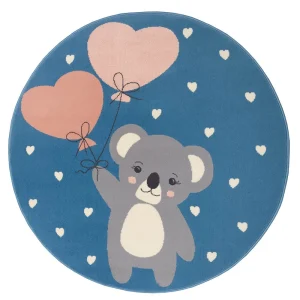 Hanse Home Kinderteppich Kurzflor Koala Sweetheart Himmelblau 15