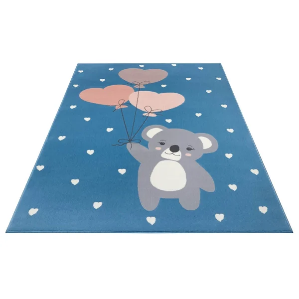 Hanse Home Kinderteppich Kurzflor Koala Sweetheart Himmelblau 6