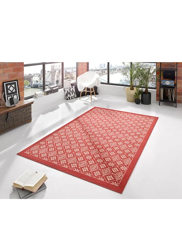 Hanse Home Webteppich “Gloria” In Rot/ Creme 5