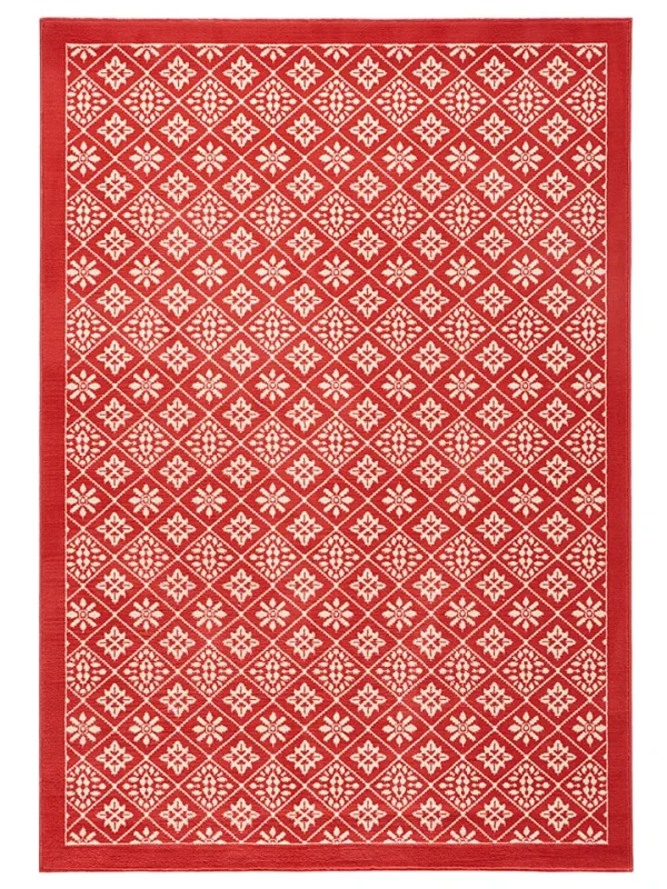 Hanse Home Webteppich “Gloria” In Rot/ Creme 1