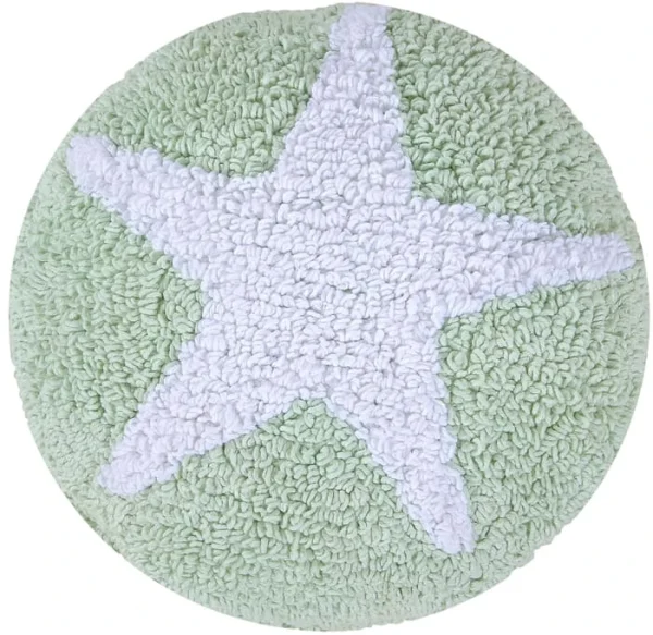 Happy Decor Kids Kissen “Round Star” In Grün – 30×30 Cm 1