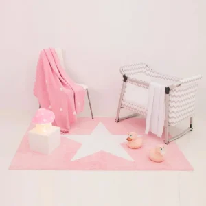 Happy Decor Kids Teppich “Star” In Rosa/Weiß – 160×120 Cm 12