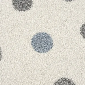 Happy Rugs Kinderteppich CONFETTI Creme/blau-silbergrau 9