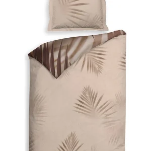 Heckett & Lane Satin-Bettwäsche-Set “Osmin” In Braun/ Beige 8