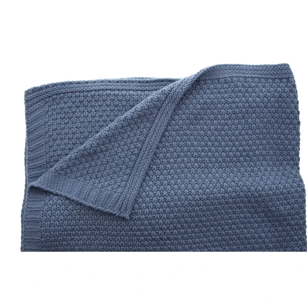 HomeLiving Kuscheldecke “Taubenblau” 1270×1520 In Blau 1