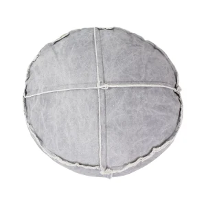 HomeLiving Pouf “Casual” 700x700x180 In Grau 10