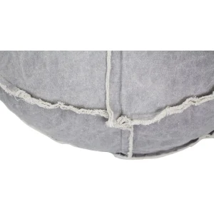 HomeLiving Pouf “Casual” 700x700x180 In Grau 12