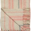 Ib Laursen Plaid Creme Mit Streifen Coral Sands Und Grau 130×160 13