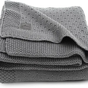 Jollein Decke, 75 X 100 Cm, Bliss Knit Storm Grey 13