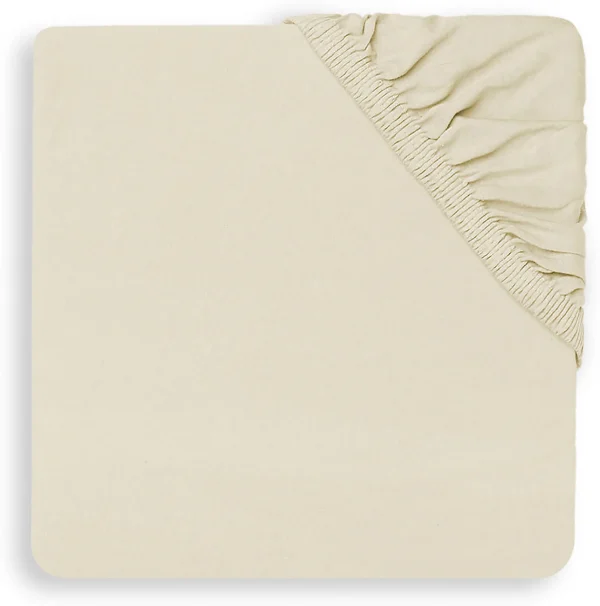 Jollein Spannbettlaken Jersey 75 X 95 Cm Ivory 1