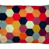 Juniqe Kissen “Colorful Beehive Pattern” In Bunt 19