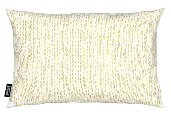 Juniqe Kissen “Gold Stripes” In Gelb 3