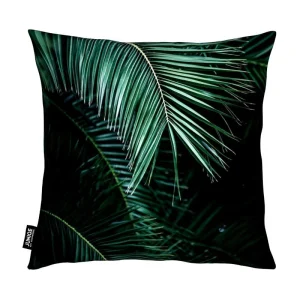 Juniqe Kissen “Palm Leaves 9” In Grün & Schwarz 7