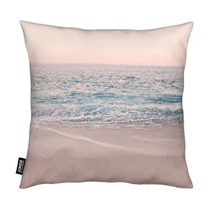 Juniqe Kissen “Rosegold Beach Morning” In Blau & Rosa 7