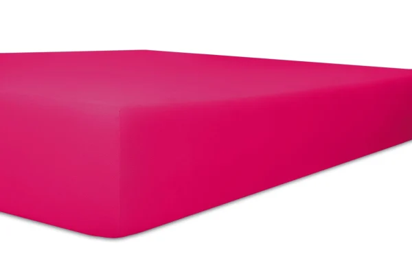 Kneer Spannbetttuch EDEL-ZWIRN-JERSEY Q20 In Fuchsia 1