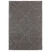 Mint Rugs Hochflor Teppich Basay Dunkelgrau/creme 20