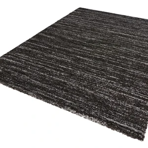 Mint Rugs Hochflor Teppich Delight Schwarz Grau Meliert 8