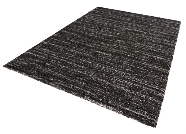 Mint Rugs Hochflor Teppich Delight Schwarz Grau Meliert 3