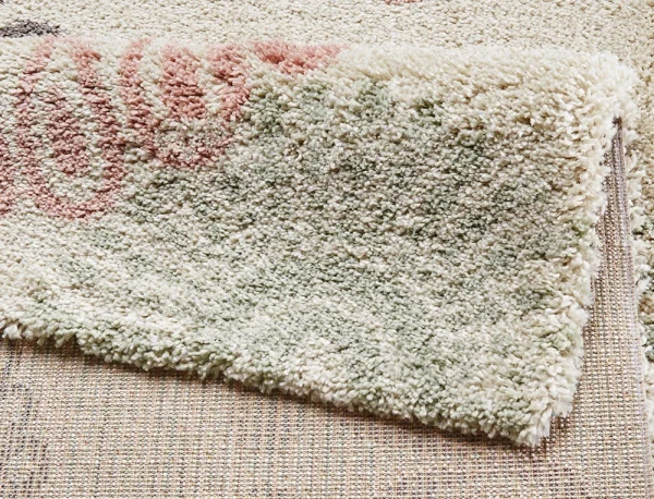 Mint Rugs Hochflor Teppich Globe Creme 5