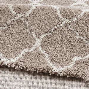 Mint Rugs Hochflor Teppich Luna Beige Creme 10