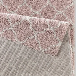 Mint Rugs Hochflor Teppich Luna Rosa Creme 7