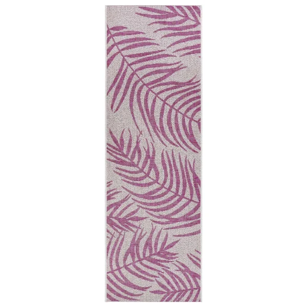 Northrugs In- & Outdoor Teppich Palmera Pink Creme 3