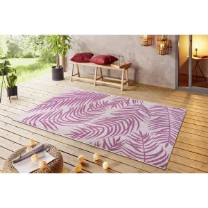 Northrugs In- & Outdoor Teppich Palmera Pink Creme 18