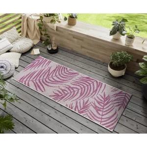 Northrugs In- & Outdoor Teppich Palmera Pink Creme 20