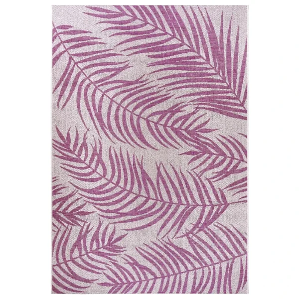 Northrugs In- & Outdoor Teppich Palmera Pink Creme 1