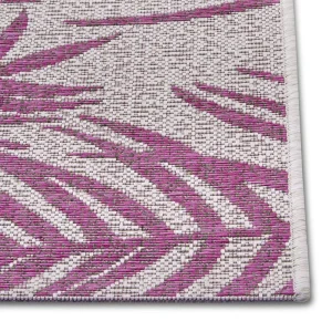 Northrugs In- & Outdoor Teppich Palmera Pink Creme 28