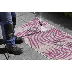 Northrugs In- & Outdoor Teppich Palmera Pink Creme 30