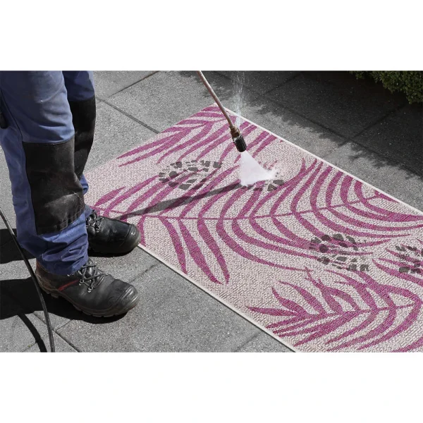 Northrugs In- & Outdoor Teppich Palmera Pink Creme 11