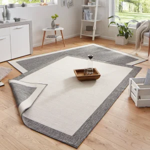 Northrugs In- & Outdoor Wendeteppich Panama Creme Grau 14