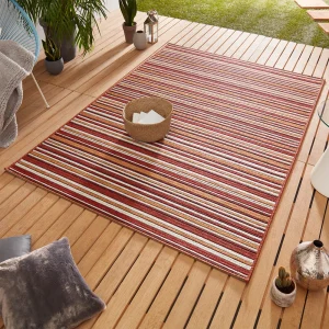 Northrugs Outdoorteppich Bamboo Rot Terra 9