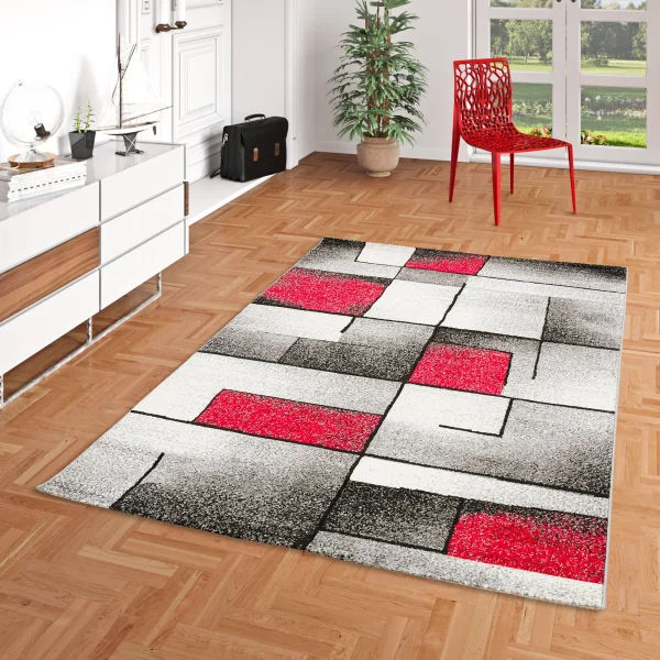 Pergamon Designer Teppich Brilliant Fantasy In Rot 6