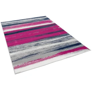 Pergamon Designer Teppich Samba Stripes In Pink Grau 9