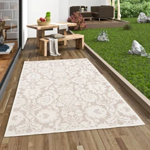 Pergamon In & Outdoor Teppich Flachgewebe Ottawa Barock In Beige 16