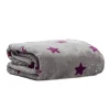 Pink Papaya Kuscheldecke ” Snug Me Supersoft Stars ” In Grau/lila 7