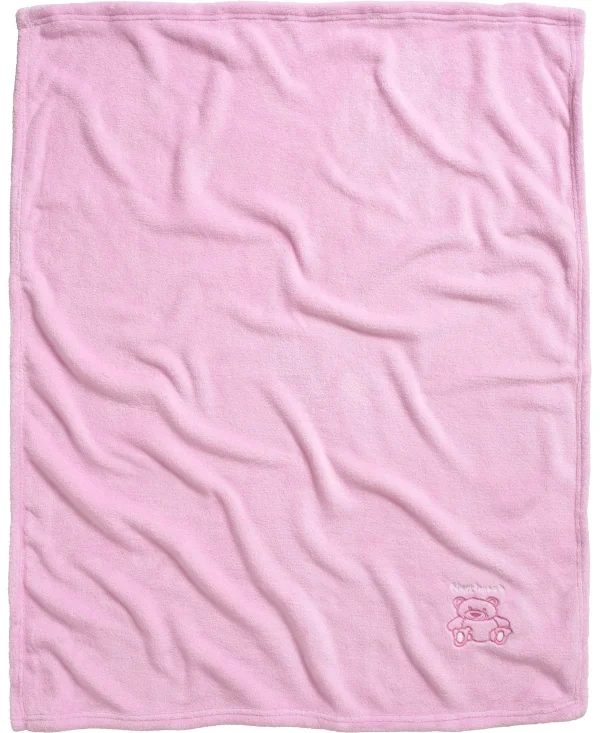 Playshoes Fleece-Decke Bär In Rosa 3